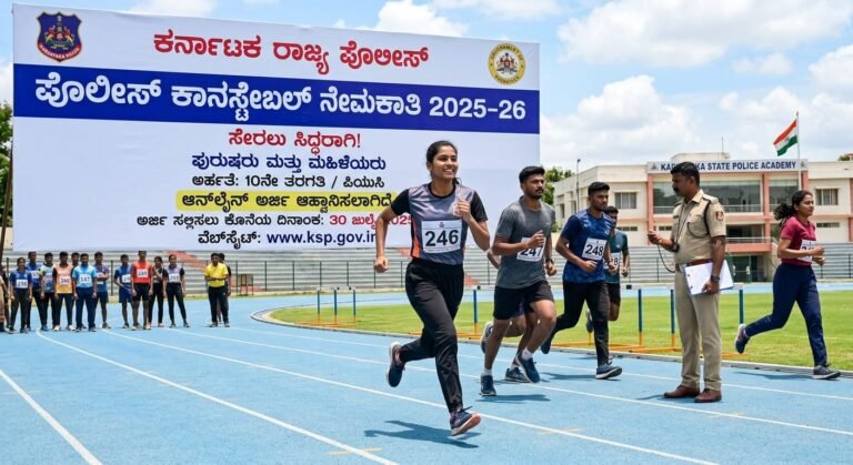 2025–26ನೇ ಸಾಲಿಗೆ ಪೊಲೀಸ್ ಕಾನ್ಸ್ಟೇಬಲ್